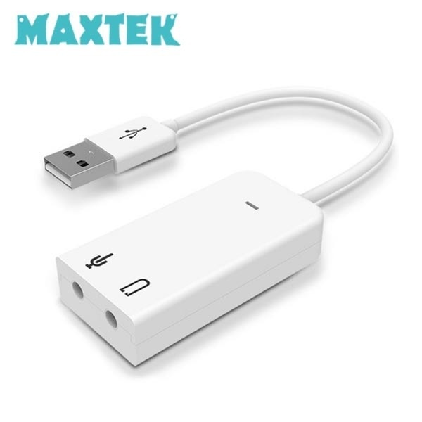 [MAXTEK] 맥스텍 USB 사운드 카드 외장형 Virtual 7.1 채널 [MT132]