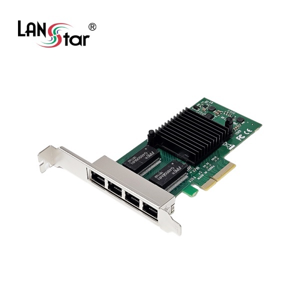 랜스타  Intel i350  (유선랜카드/PCI-E/1000Mbps/4포트) [LS-I350T4]