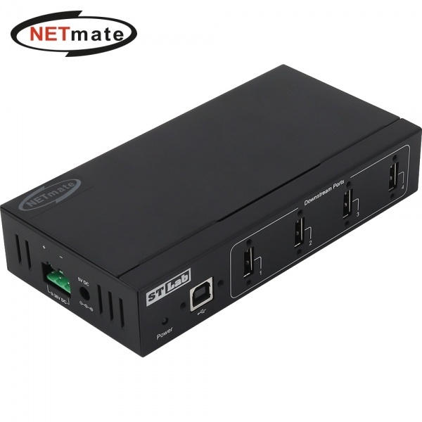 넷메이트 산업용 USB2.0 [USB허브/4포트] [IU-170]