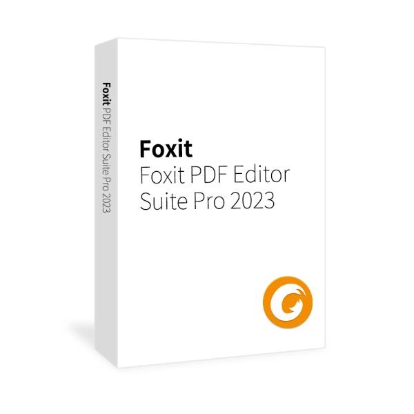 Foxit PDF Editor Suite Pro 2023 팍스잇(폭스잇) 에디터 슈트 프로 [일반용(개인용)/라이선스/1년]