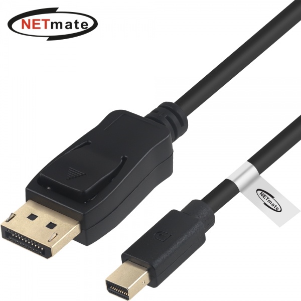 넷메이트 mini DisplayPort to DisplayPort 1.4 케이블 [NM-MDP141B] [1m]