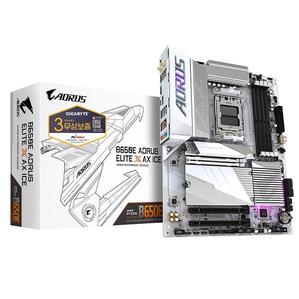 B650E AORUS ELITE X AX ICE 피씨디렉트 (AMD B650E/ATX)