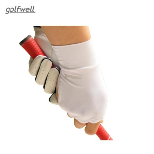 [골프웰] UV차단 냉감 스판 골프 손등장갑(한손)