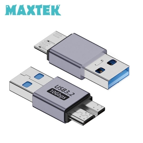 맥스텍 USB-A to USB3.0 Micro-B 변환 젠더 M/M 10Gbps USB3.2 [MT470]