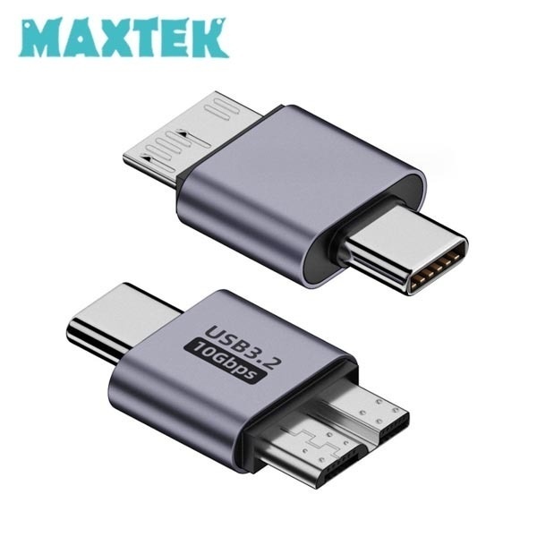 맥스텍 C타입 to USB3.0 Micro-B 변환 젠더 M/M 10Gbps USB3.2 [MT469]