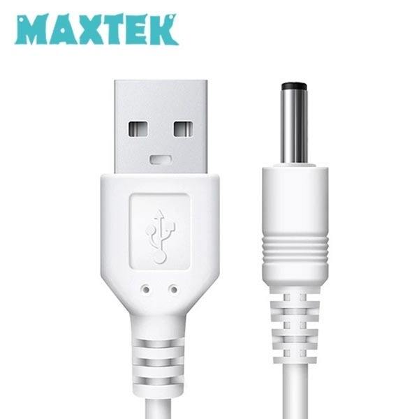 맥스텍 USB to DC 전원 케이블 3.5x1.4MM [MT273/화이트]