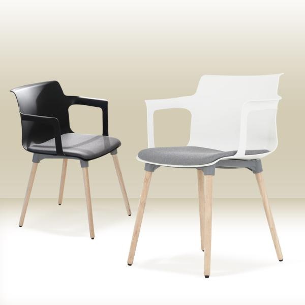 나무루미 카페 회의용 디자인 예쁜 업소용 플라스틱 커피숍 식탁 원목 의자