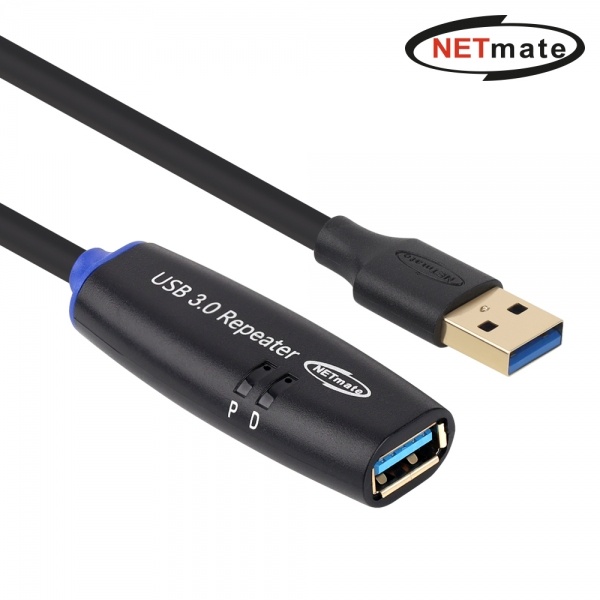 NETmate USB3.0 연장 리피터 케이블 [AM-AF] 7m [CBL-302-7P]