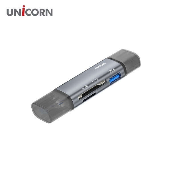 유니콘 XC-2000M  OTG멀티카드리더기 A타입/C타입/5핀 USB3.1포트지원
