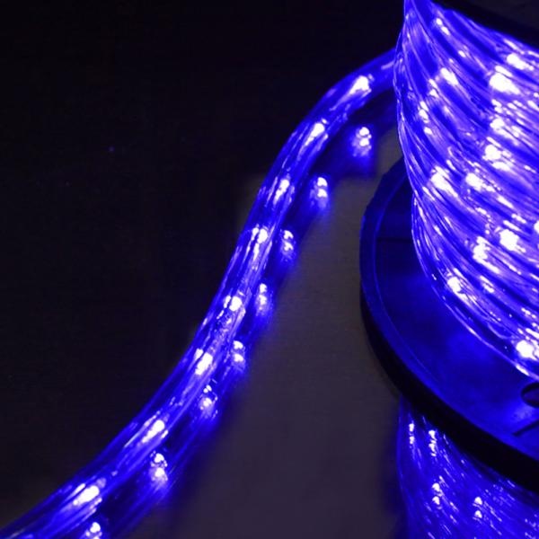 LED 무드등 로프라이트 원형논네온 간접조명 10M 파랑