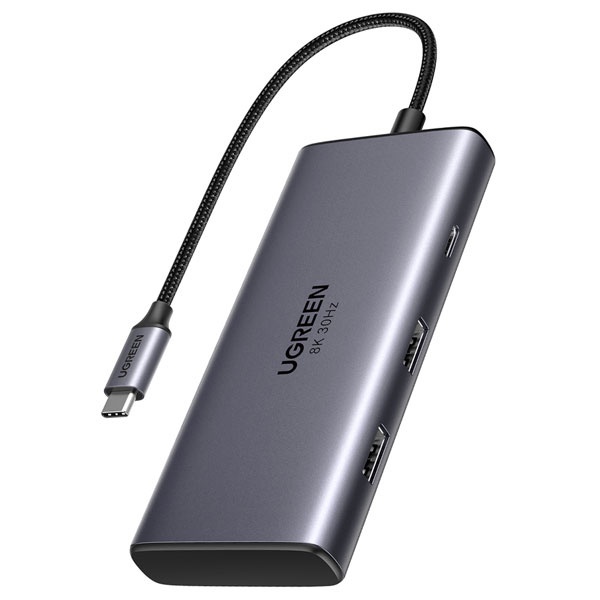 유그린 8K U-15852 (USB허브/6포트/멀티포트) ▶ [무전원/C타입] ◀
