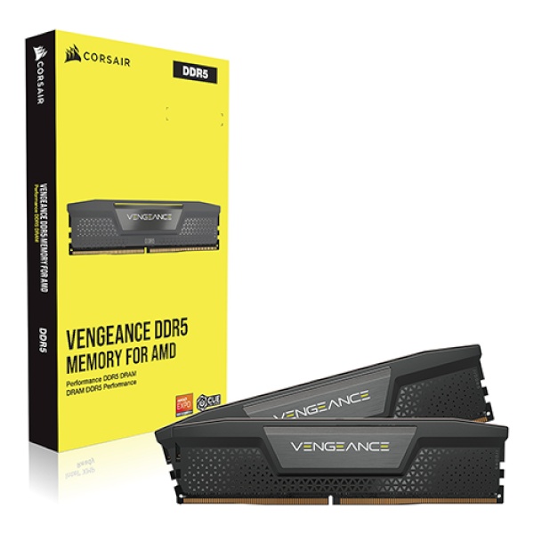 DDR5 PC5-44800 CL40 VENGEANCE BLACK [32GB (16GB*2)] (5600)