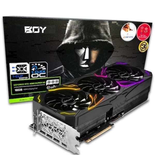 갤럭시 BOY GeForce 4080 SUPER SG OC D6X 16GB