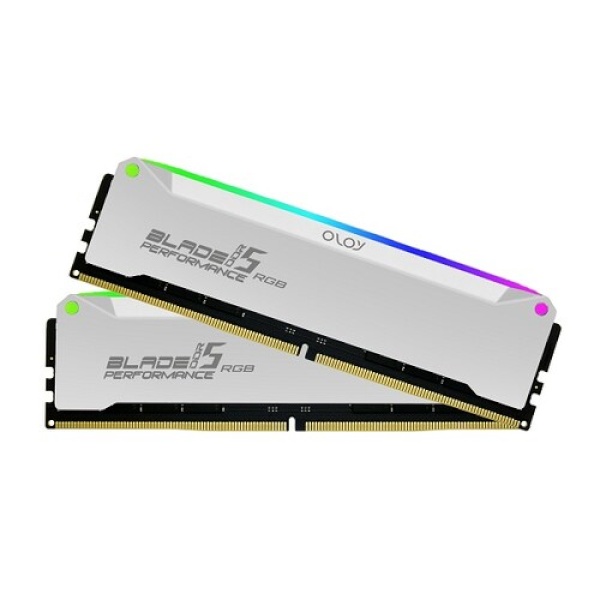[OLOy ] DDR5 PC5-51200 CL32 BLADE RGB White [64GB (32GB*2)] (6400)
