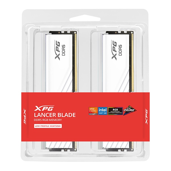 XPG DDR5 PC5-48000 CL30 LANCER BLADE RGB 화이트 [32GB (16GB*2)] (6000) ★ 단독특가(한정수량) ★