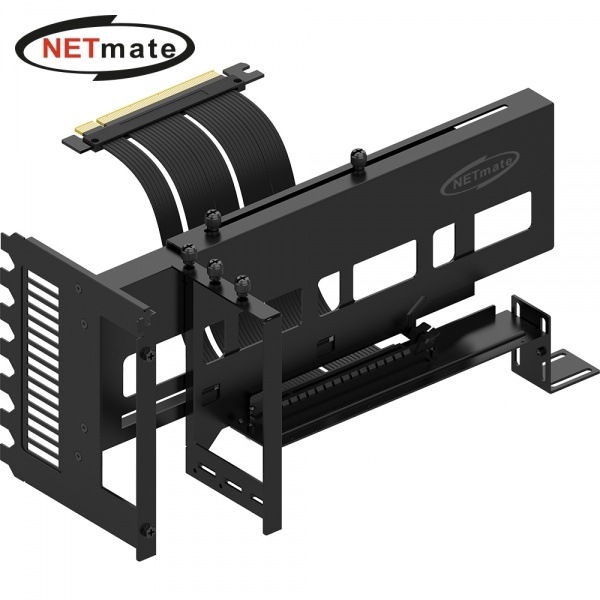 넷메이트  PCI-E 4.0 라이저 케이블 지지대 키트 (블랙) [NM-HPI333 ]