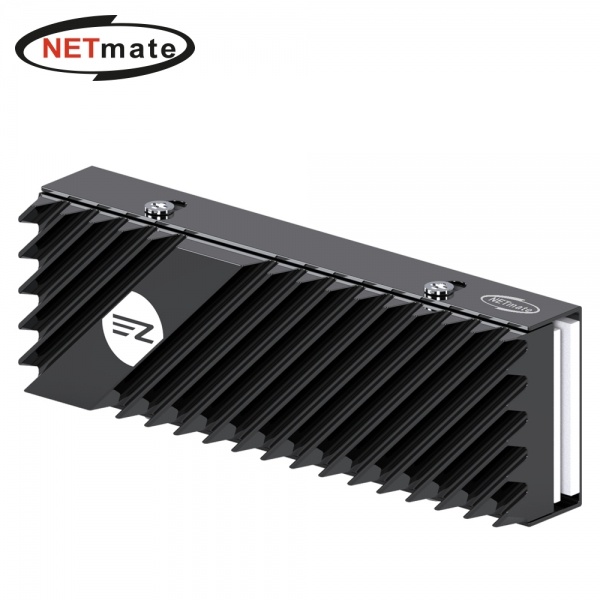 넷메이트 M.2 SSD 알루미늄 방열판 (블랙) [NM-DPI0758]