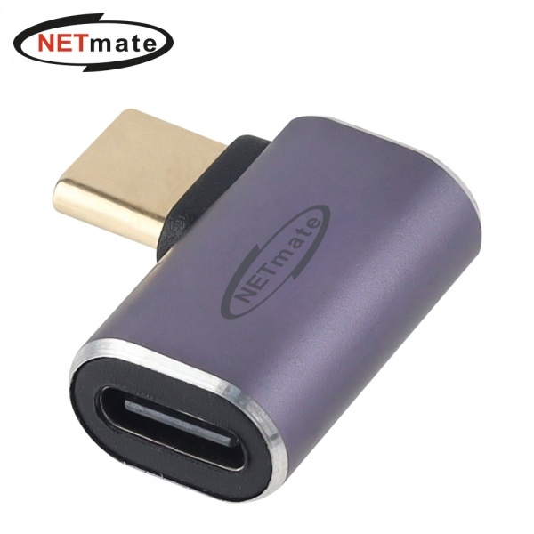 넷메이트 USB4 CM/CF 좌우 꺾임 젠더 [NM-UG4CLA]