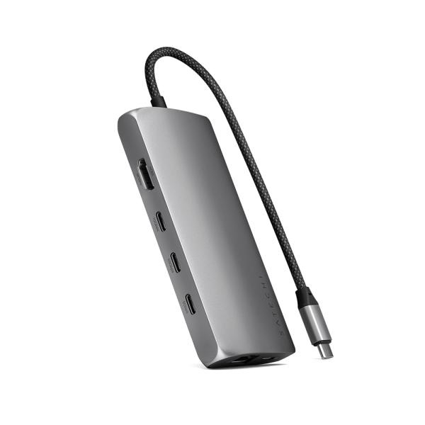 사테치 USB C타입 8in1 멀티포트 허브 어댑터 8K 이더넷 V3