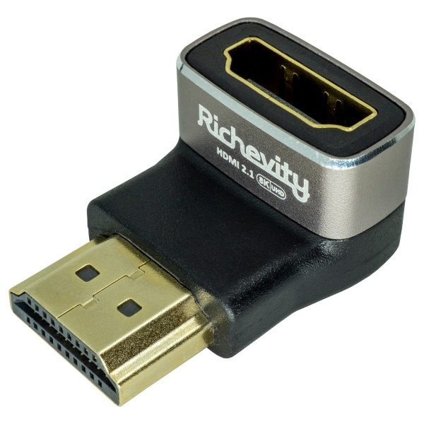 HDMI 2.1 (M/F) ㄱ자 90도 꺾임 젠더