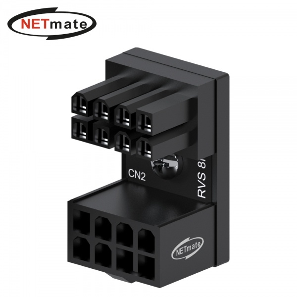 넷메이트 PCI-E 8핀 변환 어댑터 (블랙/RVS 180도) [NM-DPI1618]
