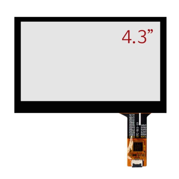4.3인치 정전식 PCAP 터치패널 LCD 터치스크린 프레임 KTP043ZC-001