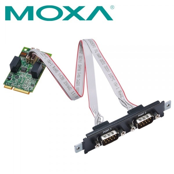 MOXA 아이솔레이션 (시리얼카드/RS232/MINI PCI-E/2port) [CP-102N-I-T]