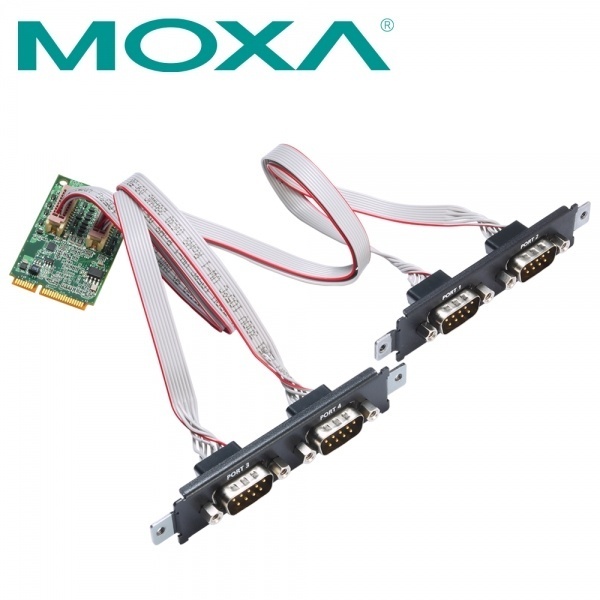 MOXA 아이솔레이션 (시리얼카드/RS232/MINI PCI-E/2port) [CP-104N-T]