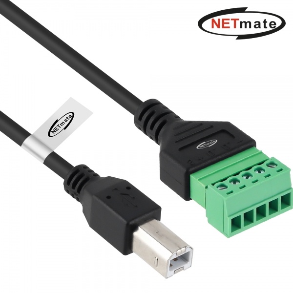 넷메이트  USB2.0 BM / 터미널 블록 케이블 1m [NM-TG10]