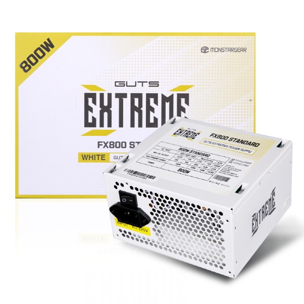 몬스타 가츠 ExtremeX FX800 80PLUS STANDARD 화이트 (ATX/800W)