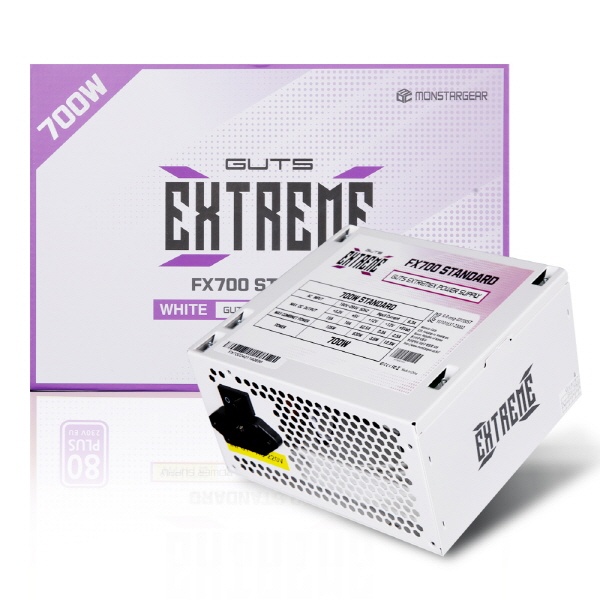 몬스타 가츠 ExtremeX FX700 80PLUS STANDARD 화이트 (ATX/700W)