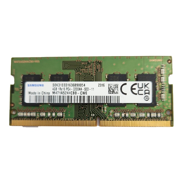 노트북용 DDR4 PC4-25600 저전력 (23년 이전 주차) [4GB] (3200)