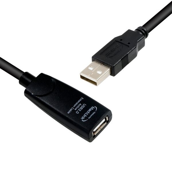 마하링크 USB 2.0 리피터 유전원 연장 케이블 ML-PWUR20 [20M]