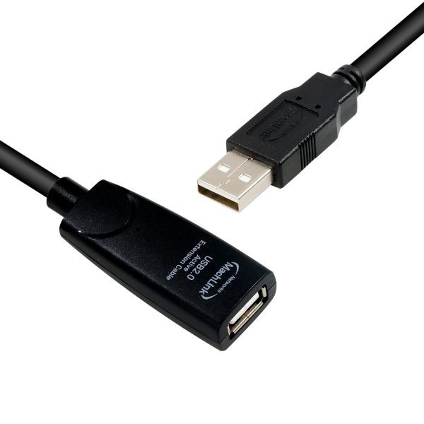 마하링크 USB 2.0 리피터 유전원 연장 케이블 ML-PWUR15 [15M]