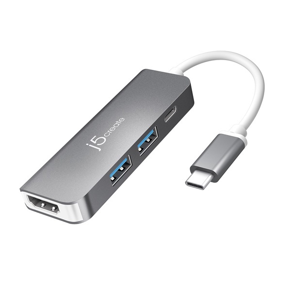 [j5create] JCD371 HDMI & USB 3.1 (USB허브/5포트) ▶ [무전원/C타입] ◀
