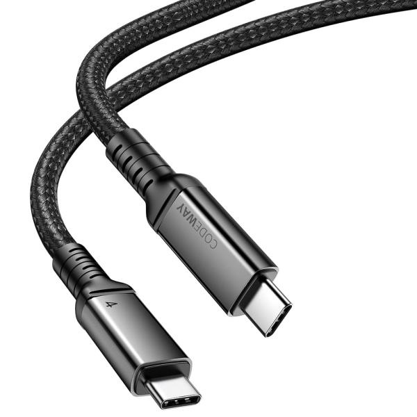 USB 4.0 Type-C to Type-C 썬더볼트4 240W 케이블, DG7474-2M [블랙/2m]