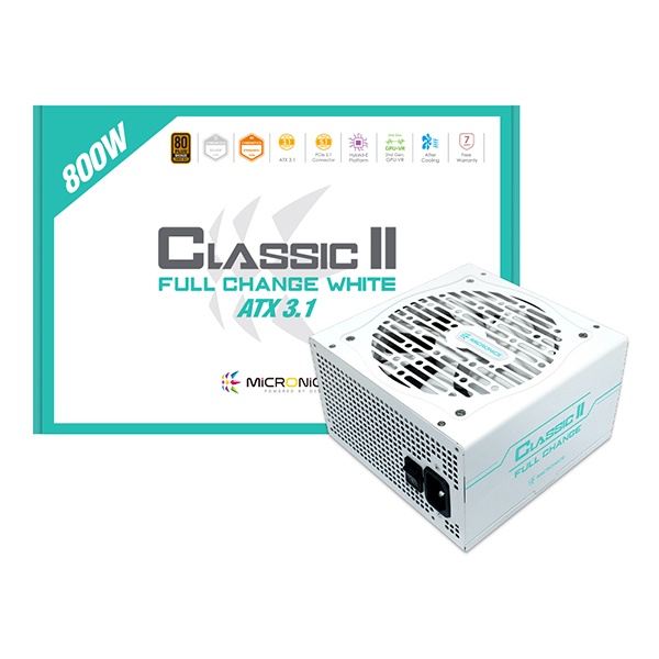 Classic II 풀체인지 800W 80PLUS BRONZE 230V EU ATX3.1 화이트 (ATX/800W)