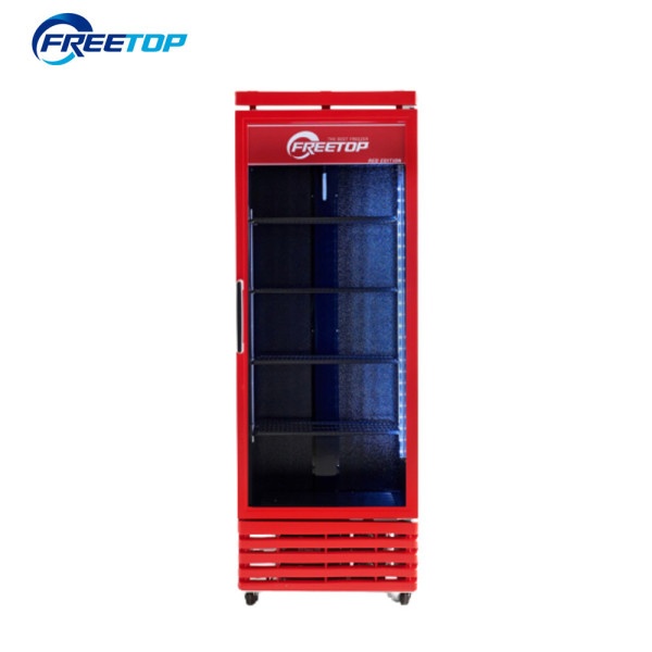 국산 1등급 수직 업소용 냉장고 쇼케이스 (레드블랙) [FT-470ABR]