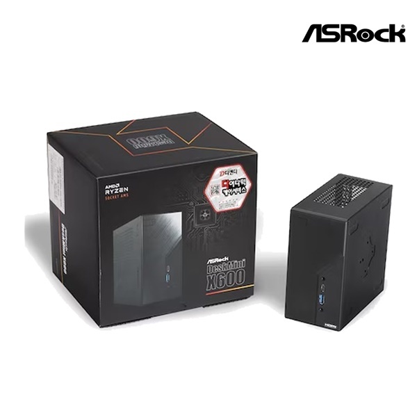 DeskMini X600 150W Wi-Fi 6E 디앤디컴 (베어본) 베사마운트 KIT, USB 확장케이블 제외상품