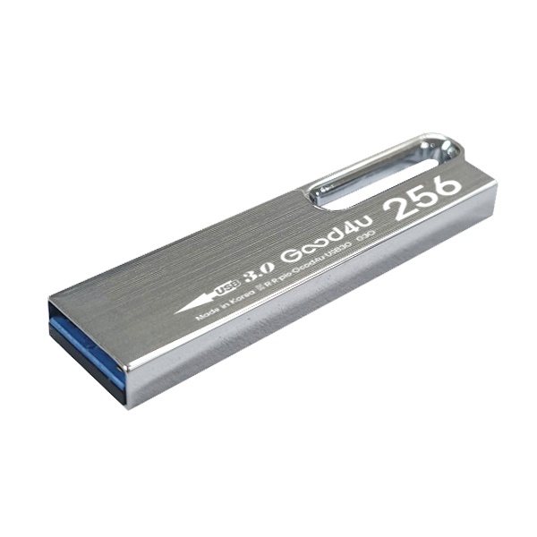 굿포유 USB3.0 G30 USB메모리 메탈 스트라이프 256GB