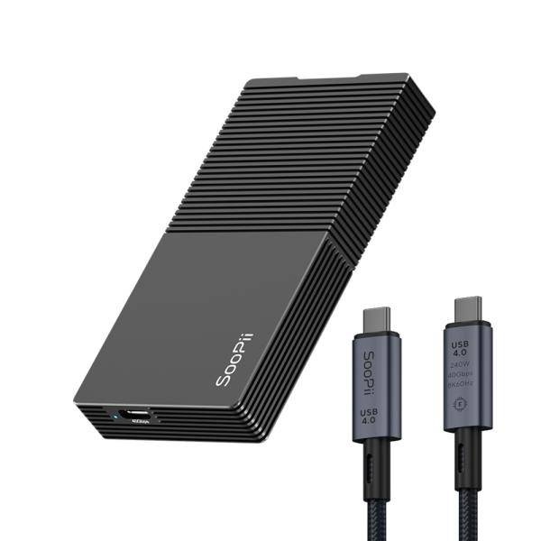 SSD 외장케이스, 수피 인클로저 E2 [M.2 NVMe/Thunderbolt 4] [SSD미포함]