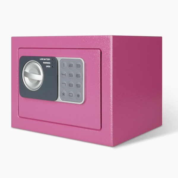 소형미니금고 SafeBank-100 색상선택 핑크