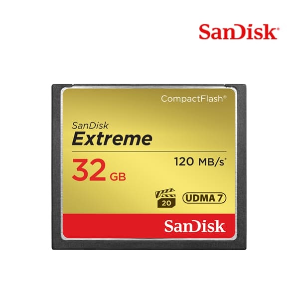 CF, New Extreme  UDMA7, 800배속,120MBs [32GB/SDCFXSB-032G]