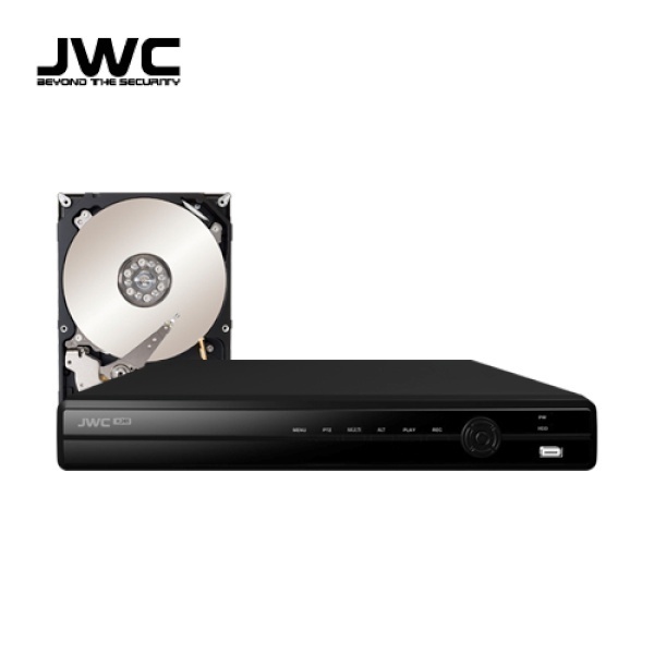 [JWC]JDO-1605N(2TB장착) [A+T+C+SD 16채널] 4K lite HECC 240FPS@2MP/4MP 녹화 2HDD장착가능(최대16TB)