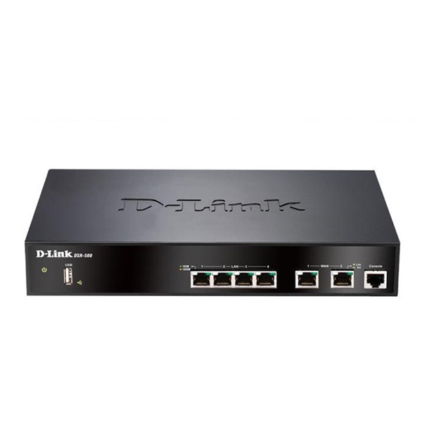 디링크 DSR-500 [기업용공유기/1G 2포트 WAN + 1G 4포트 LAN/VPN/데스크타입]