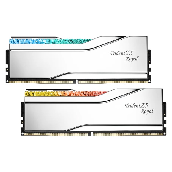 DDR5 PC5-57600 CL36 TRIDENT Z5 ROYAL 실버 [48GB (24GB*2)] (7200)