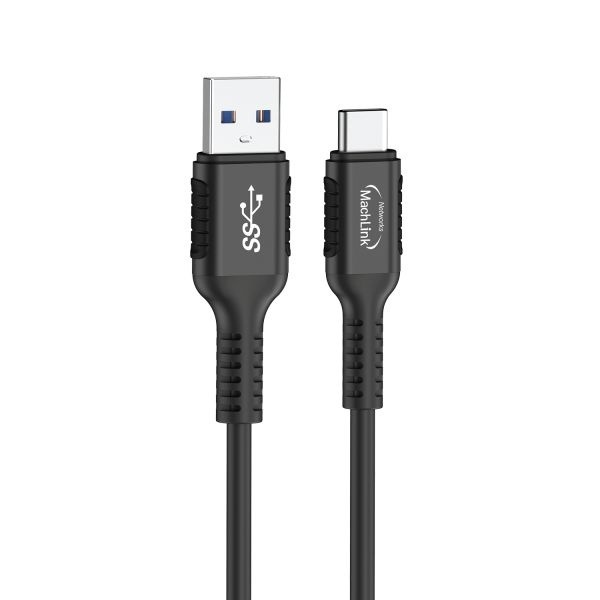USB-A 3.0 to Type-C 3.1 GEN1 고속 충전케이블, ML-U3C2 [블랙/2m]