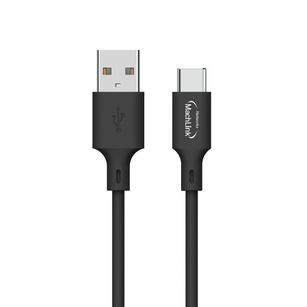 USB-A 2.0 to Type-C 3.1 고속 충전케이블, ML-UC3 [블랙/3m]