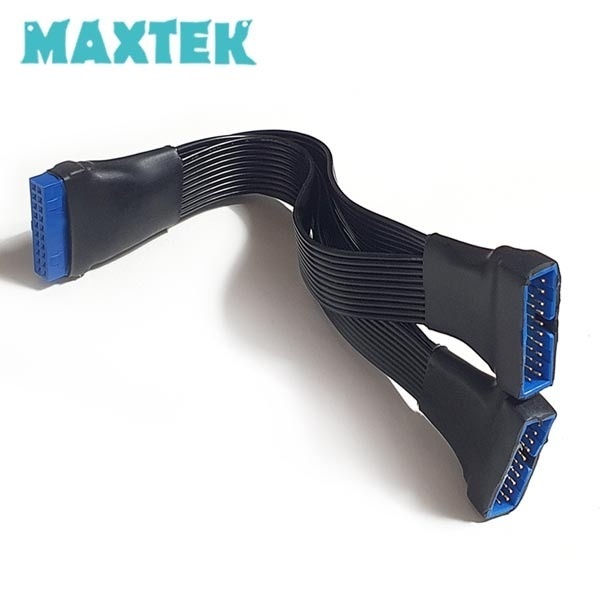 [MAXTEK] 맥스텍 USB3.0 19P/20P 메인보드 연장 2분배 케이블 [MT426]