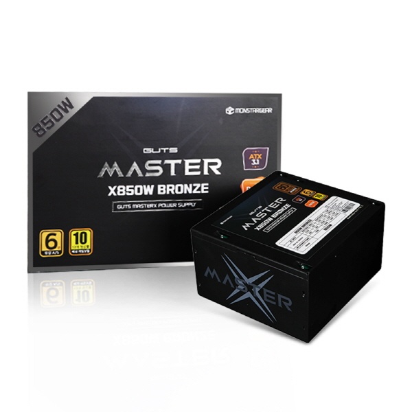 몬스타 가츠 MASTERX X850W 80PLUS브론즈 ATX3.1 (ATX/850W)